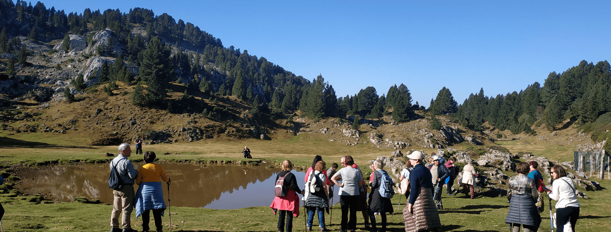 Grupo en el valle de Roncal